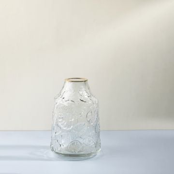 Selia Glass Vase Large White Background