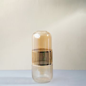 Derifa Glass Vase Large White Background
