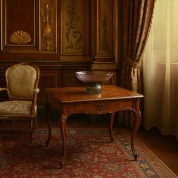 crissy modern glass centerpiece tray main lifestyle