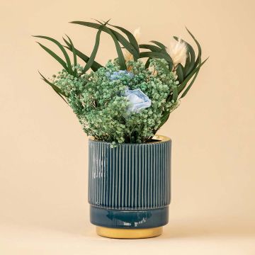 Decorative Round Flower Ceramic Vase Lifestyle