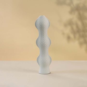 Renee Ceramic Vase White White Background