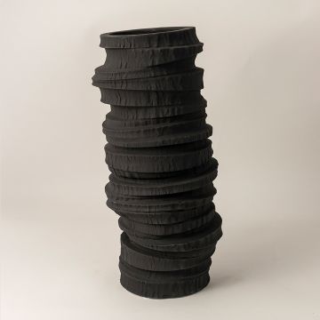 Thrown Tumbler Ceramic VaseSide Angle