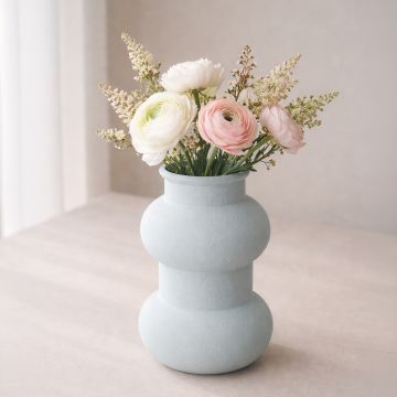 flagon ceramic vase blue main lifestyle