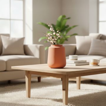 cove vase peach main lifestyle