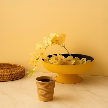 kasa vase yellow main main lifestyle