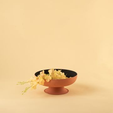 Kasa Metal Vase Peach Lifestyle