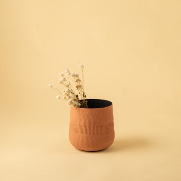 Harrappan Vase Peach Small Lifestyle