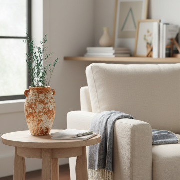 turkish terracotta vase urn shape main lifestyle