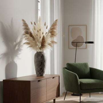 retro stoneware vase large main lifestyle