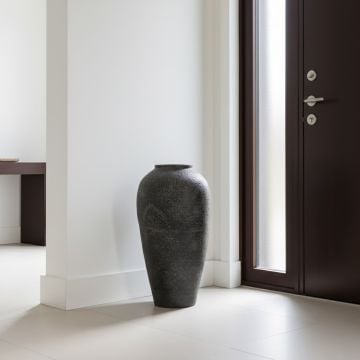 ochre terracotta vase medium main lifestyle