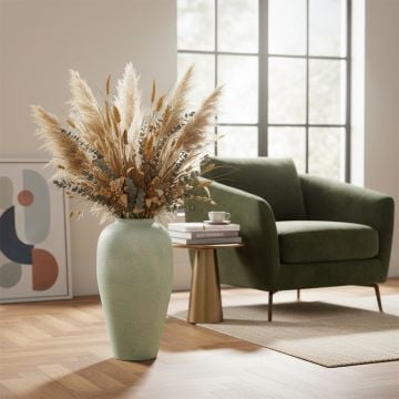 cloud terracotta vase medium main lifestyle