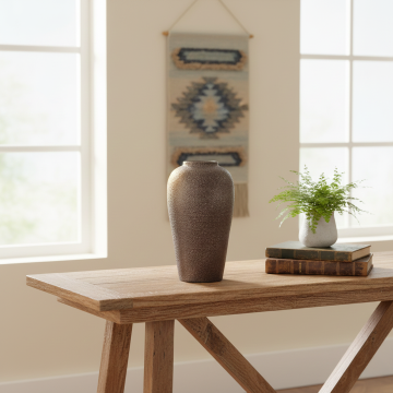 earvara terracotta vase small main lifestyle