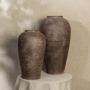 Earvara Terracotta Vase Medium Main Lifestyle