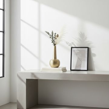 hari brass vase small main lifestyle