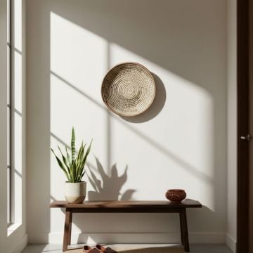 fall handwoven wall basket main lifestyle