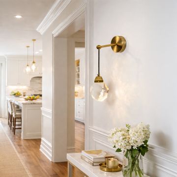 modern diamond crystal glass wall light main lifestyle