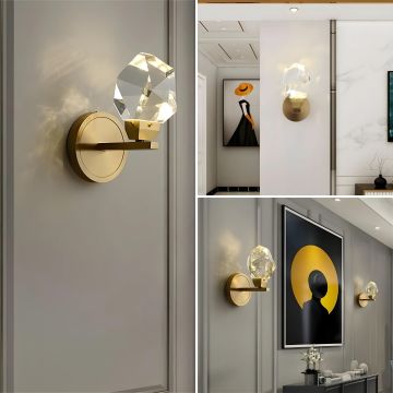 Hanale Crystal Wall Sconce Lifestyle
