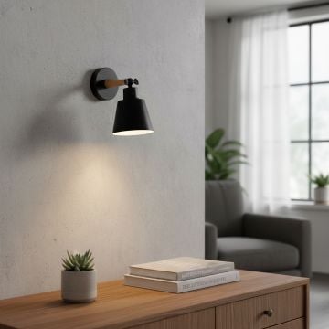 modern wall light black main lifestyle
