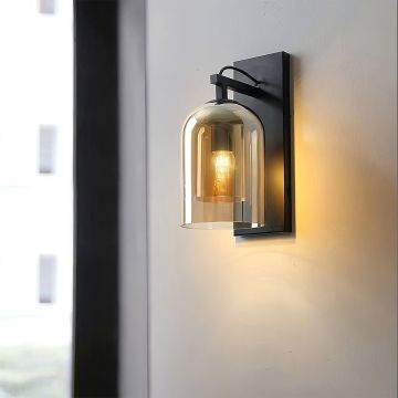 articolo lumi wall sconce black main lifestyle