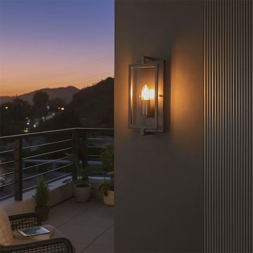 tube wall light black glass main lifestyle