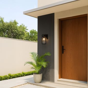exterior wall light black main lifestyle
