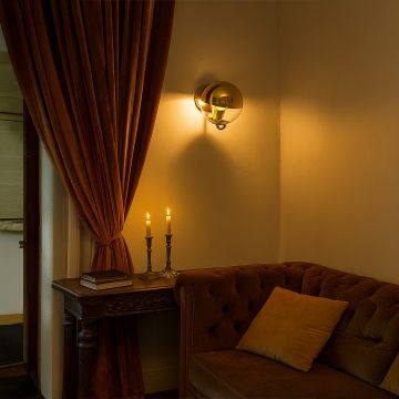 space ball wall lamp gold main lifestyle