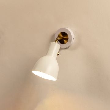 Leonardo Wall Light White Light On White Background