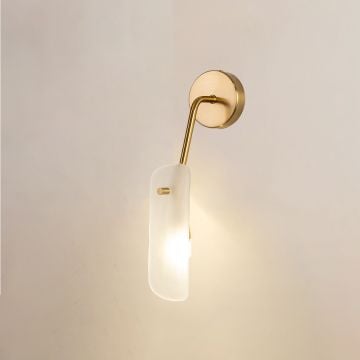 Halos Wall Light White light on white background