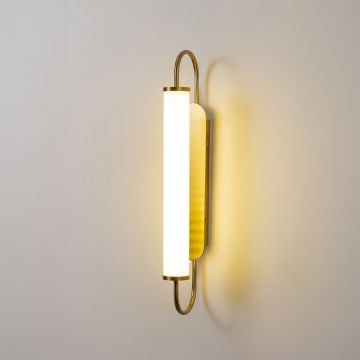 Aurora Loop Wall Sconce Light on White Background