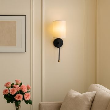 alvara wall light black main lifestyle