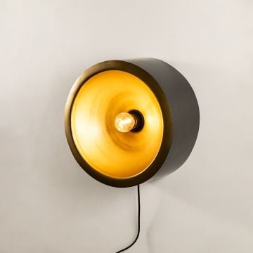 Conduit Box Wall Light Black Light On White Background