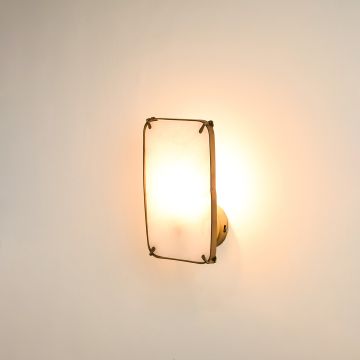 Alba Wall Light Light On White Background