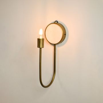 Borealis Wall Light Light On White Background