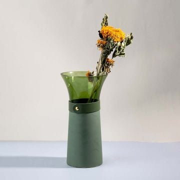 Aerin Glass Vase - Large Lifestyle