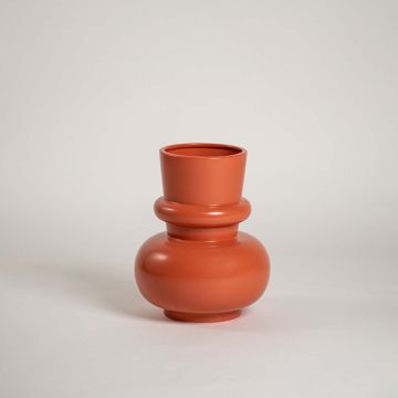 Amida Vase - Orange White Background