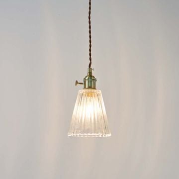 Bimbo Glass Hanging Light Light On White Background