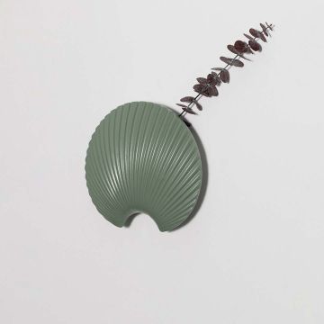 Cebu Hanging Wall Vase - Light Green White Background-1