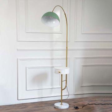 Eason Floor Lamp for Living Room Light Off White Background