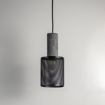 ERAMI Dark Grey Pendant Light Light Off White Background