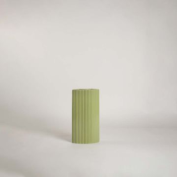 Evie Vase - Olive White Background
