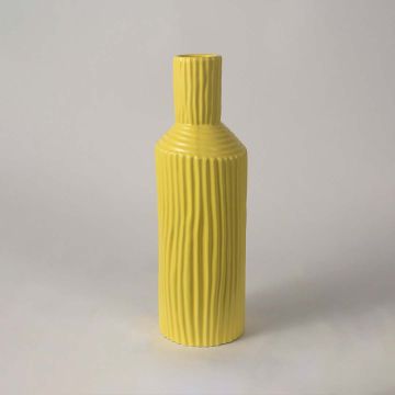 Farina Vase - Yellow White Background 1