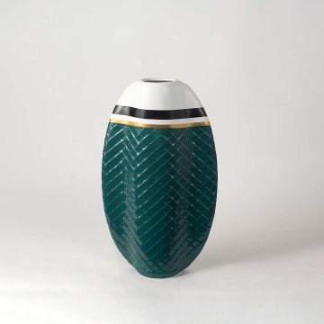 Halina Ceramic Flower Vase White Background