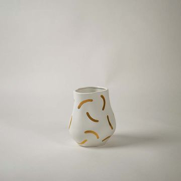 Hoja Vase - White White Background