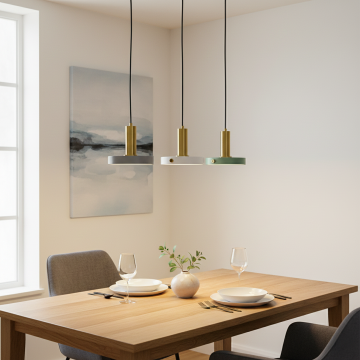 linear cluster circle pendant nordic light main lifestyle