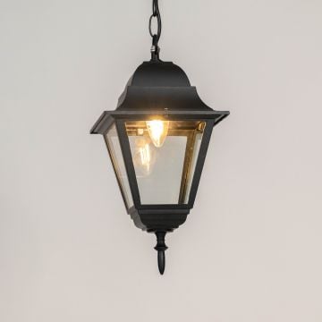 mid century outdoor hanging light large light on white background