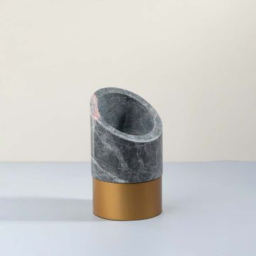 Petra Marble Vase White Background