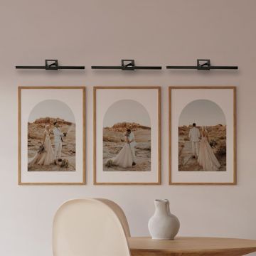 Imbrie Linear Picture Light Black lifestyle