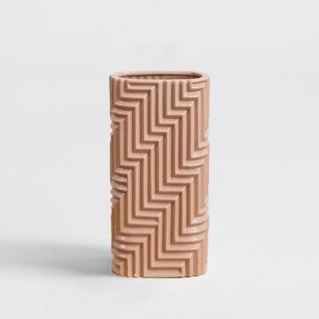 Saifaldin Vase - Brown White Background
