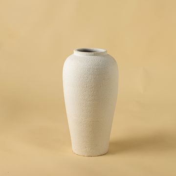 Frost Terracotta Vase Small White Background