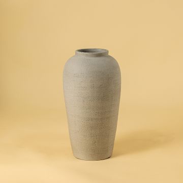 Milkstone Terracotta Vase Small White Background